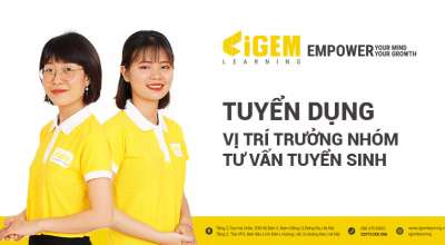 Tuyển dụng vị trí Trưởng nhóm Tư vấn tuyển sinh